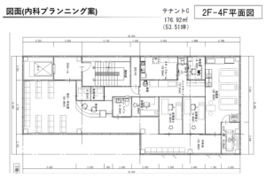 図面（内科プランニング案）
